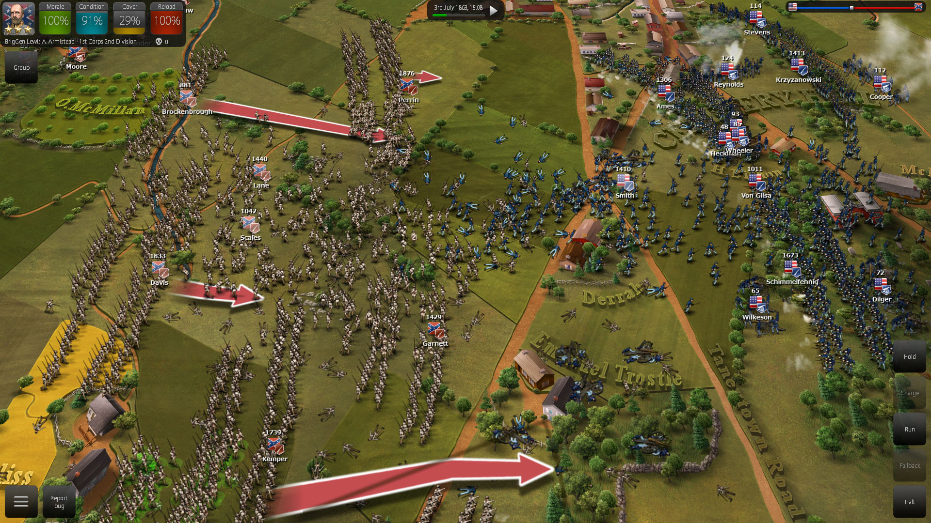 In this patch, the battles are more realistic visually and in gameplay due to improved melee mechanics and combat balances.