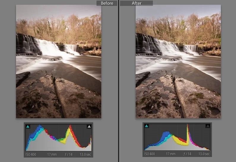 Rescuing blown put highlights like this is jpg format wouldn't be possible.