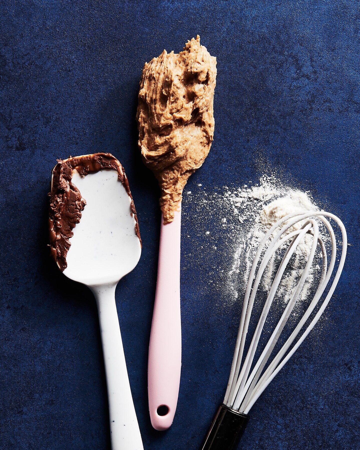All aspects of baking are pretty to me. The finished shot is obviously the hero, but ingredients are full of beautiful possibilities, process shots are a labor of love, and these dirty spoons look like they'll make someone smile right after the photo