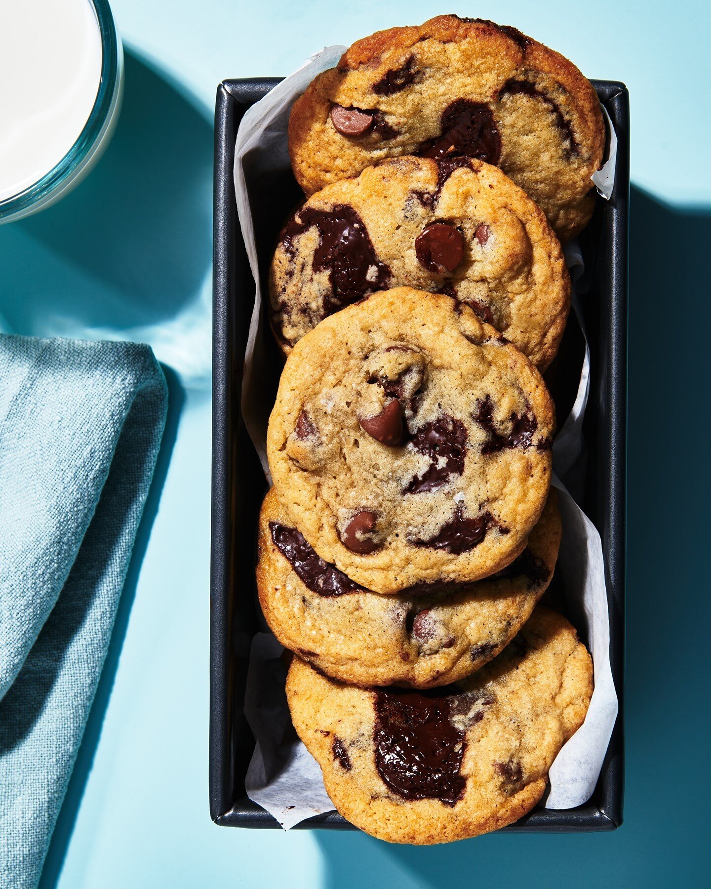 When I get in the mood to bake for pleasure the first thing I think of is chocolate chip cookies. They are my ultimate comfort baked good. My mom made them a lot growing up and my after school program would sell freshly baked cookies at the snack bar