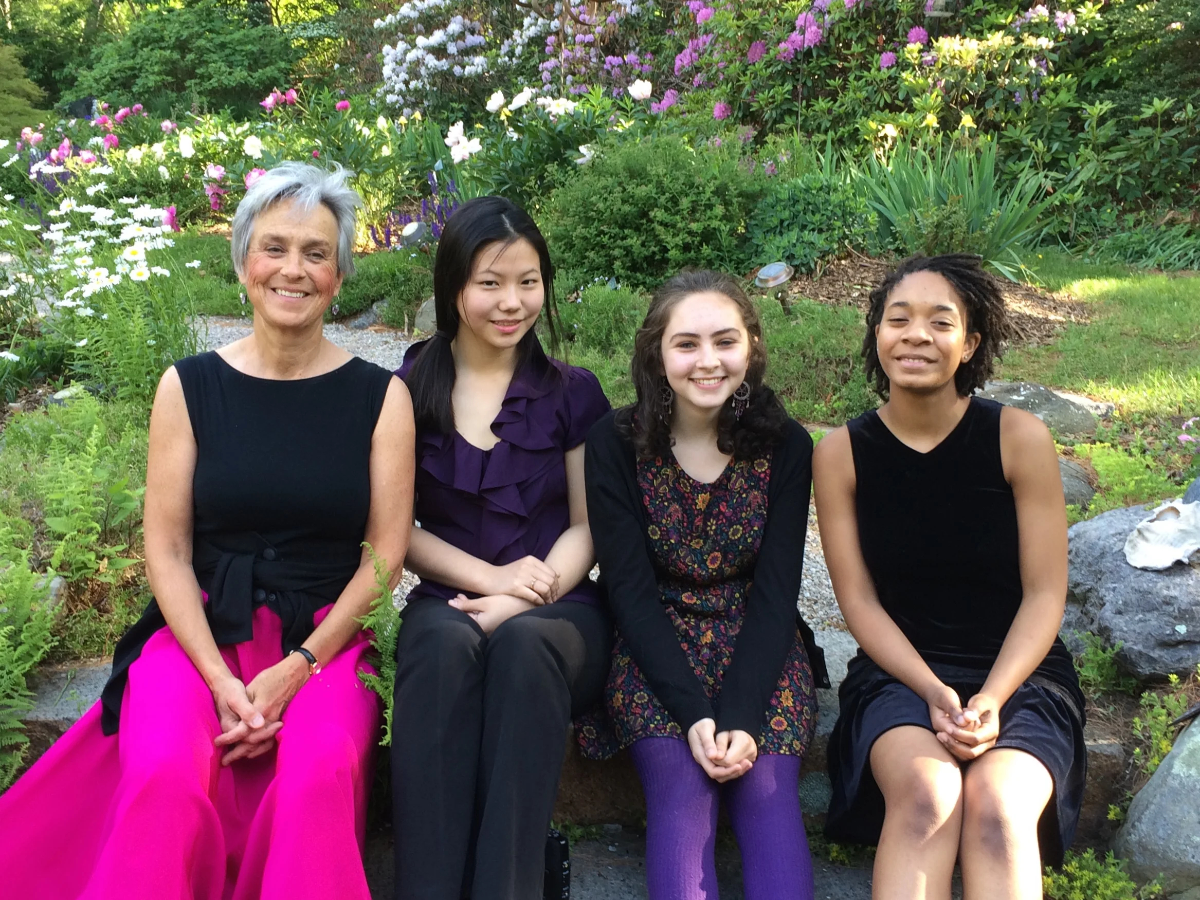 Violobos — Peggy Pearson, Mitsuru Yonezaki, Alma Bitran, and Njioma Grevious