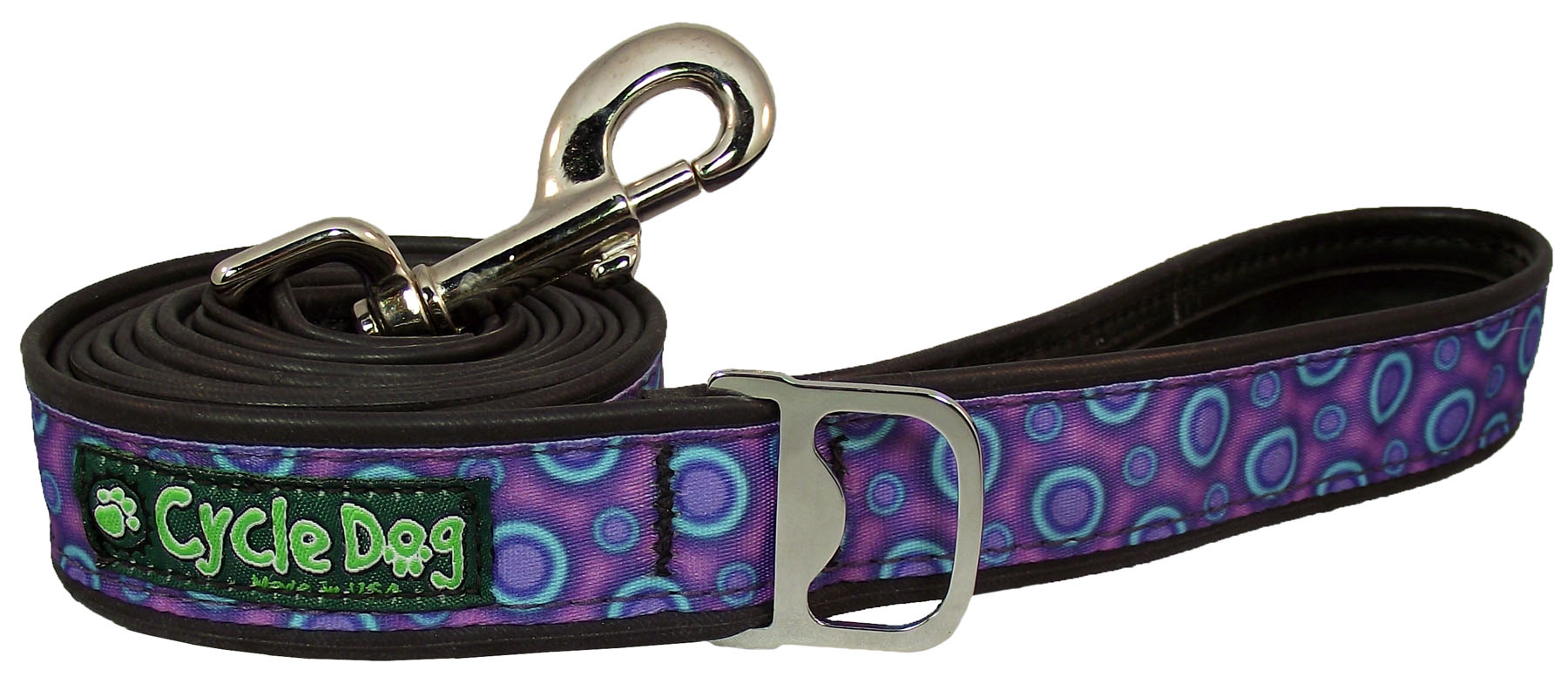 Standard Pup Top Lead - Purple Blue Space Dots