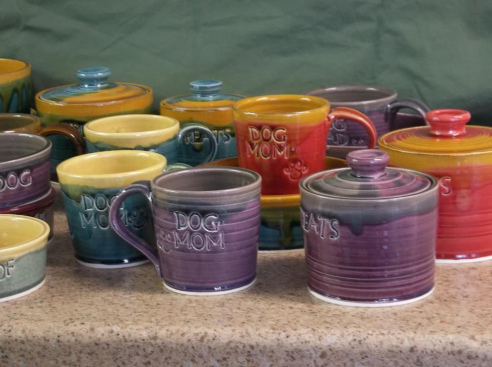 Local, handmade pottery
