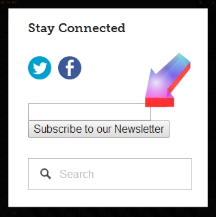 Sign up for our newsletter under the Stay Connected section in the upper right of our blog site.