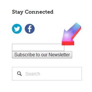 Do you get our newsletter?? It's EASY to subscribe! Look for the "Stay Connected" header at the top of the right column of our blog site.