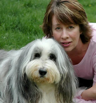 Carolee and her sweet angel, Murphy.