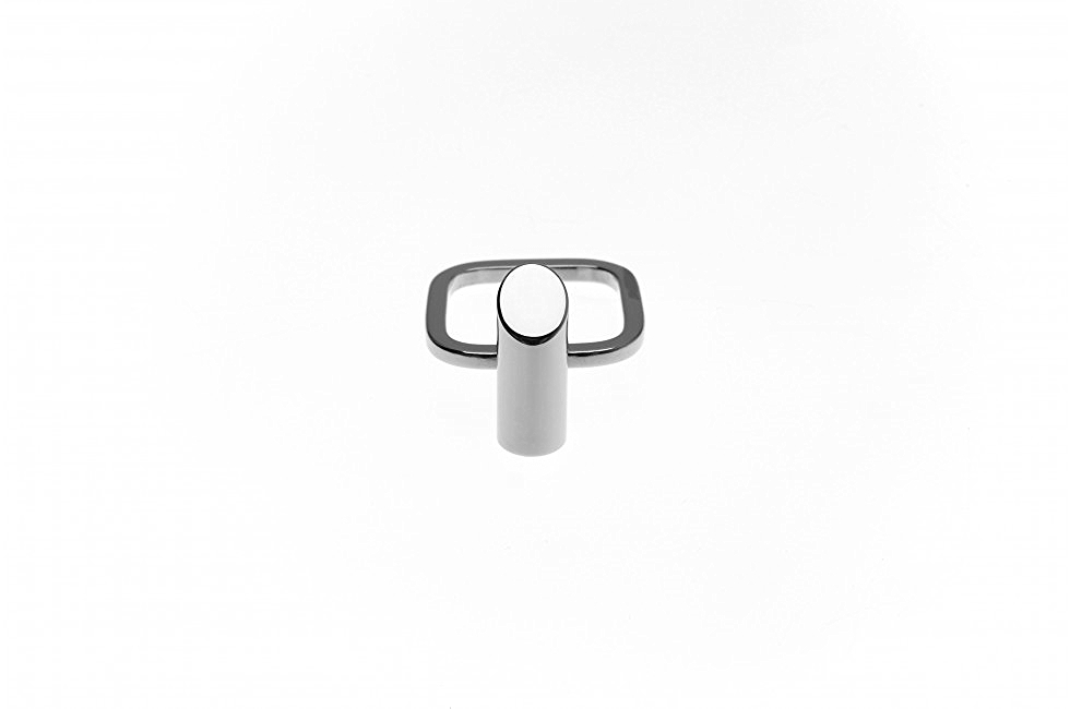 RING TUBE CUT SILVER