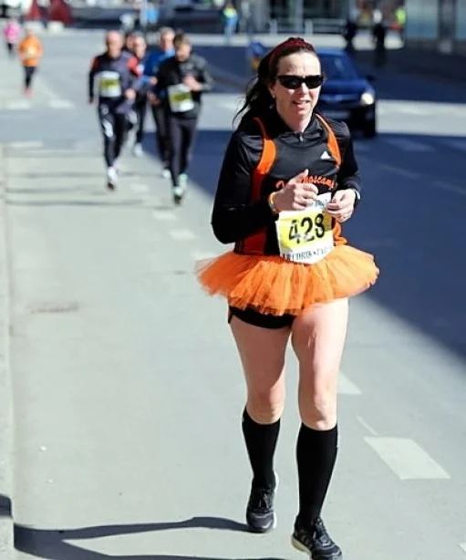 Fredrikstad halvmaraton, eneste løp med tyll i 2013