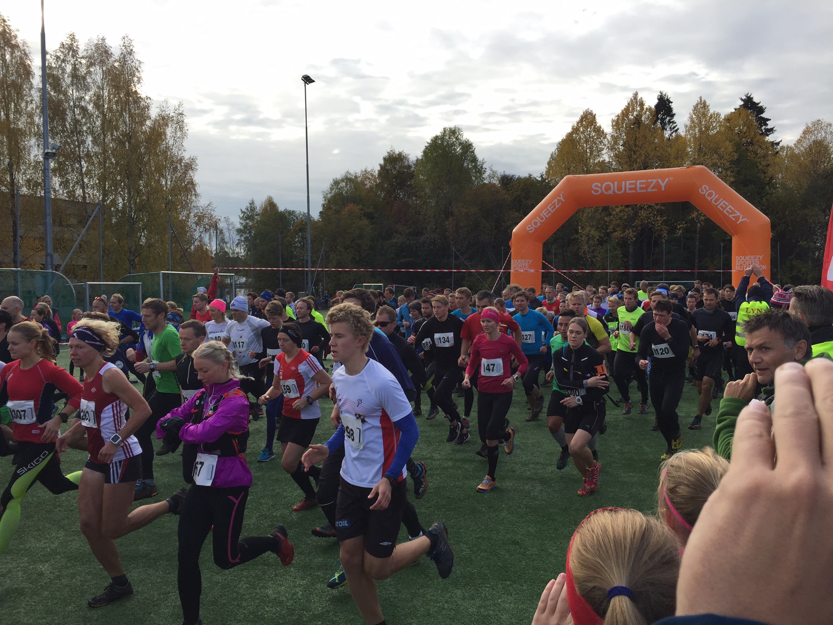 Starten på 17 km 