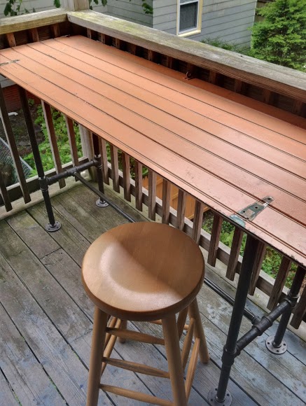 Bird's Eye View of Barn Door Table Top