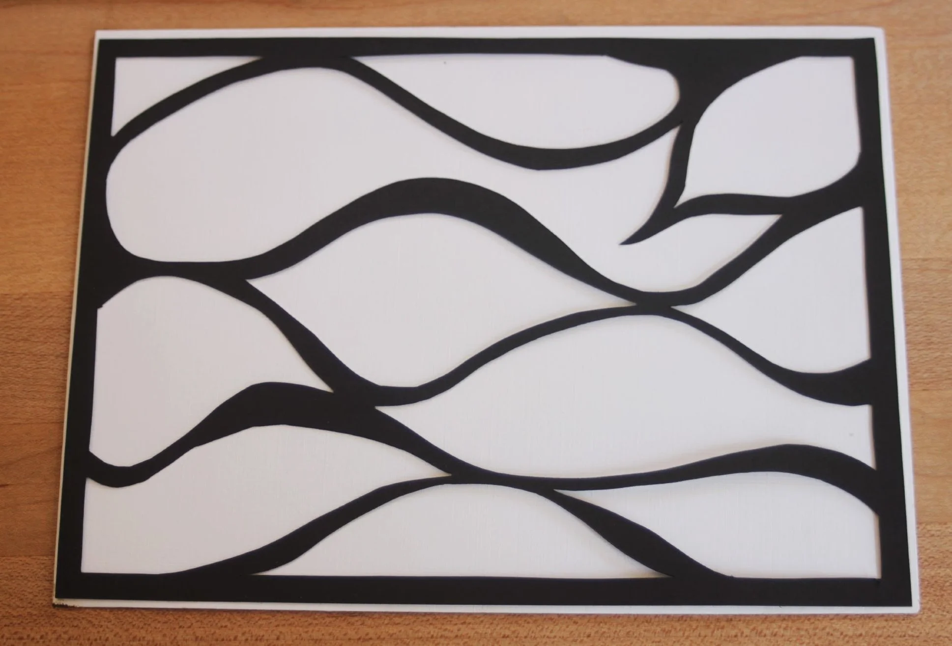 Abstract Cut Paper web