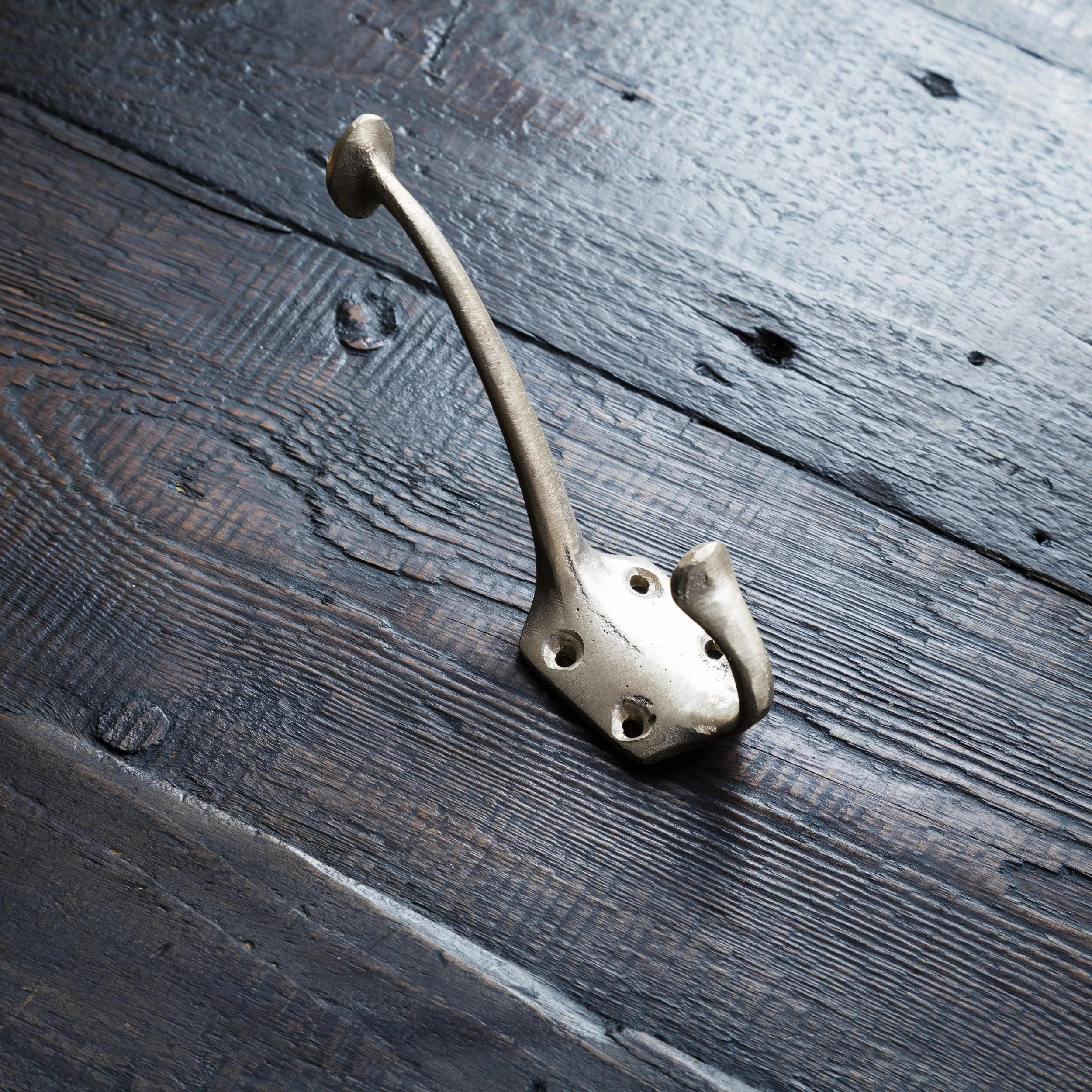 Jamie Coat Hook, Cast Bronze — Mark Lewis Interior Design