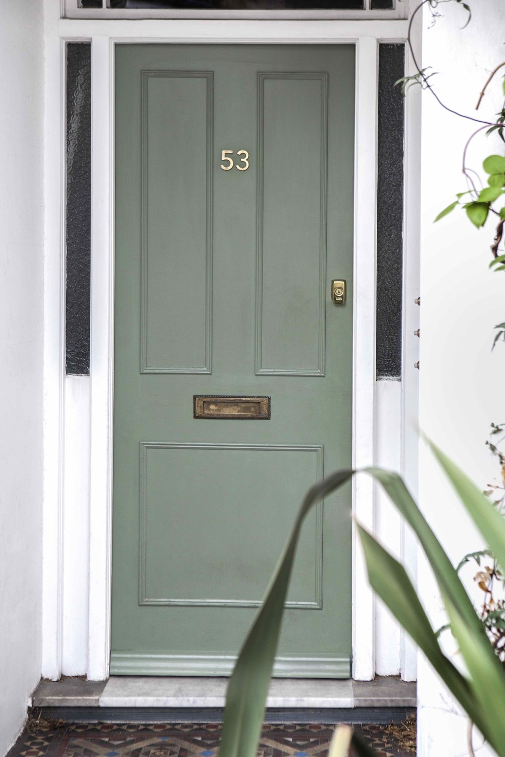 Traditional Brass Front Door Numbers