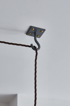 Ceiling Hook Grey Mark Lewis Interior Design - Ceiling Light Cable Hooks