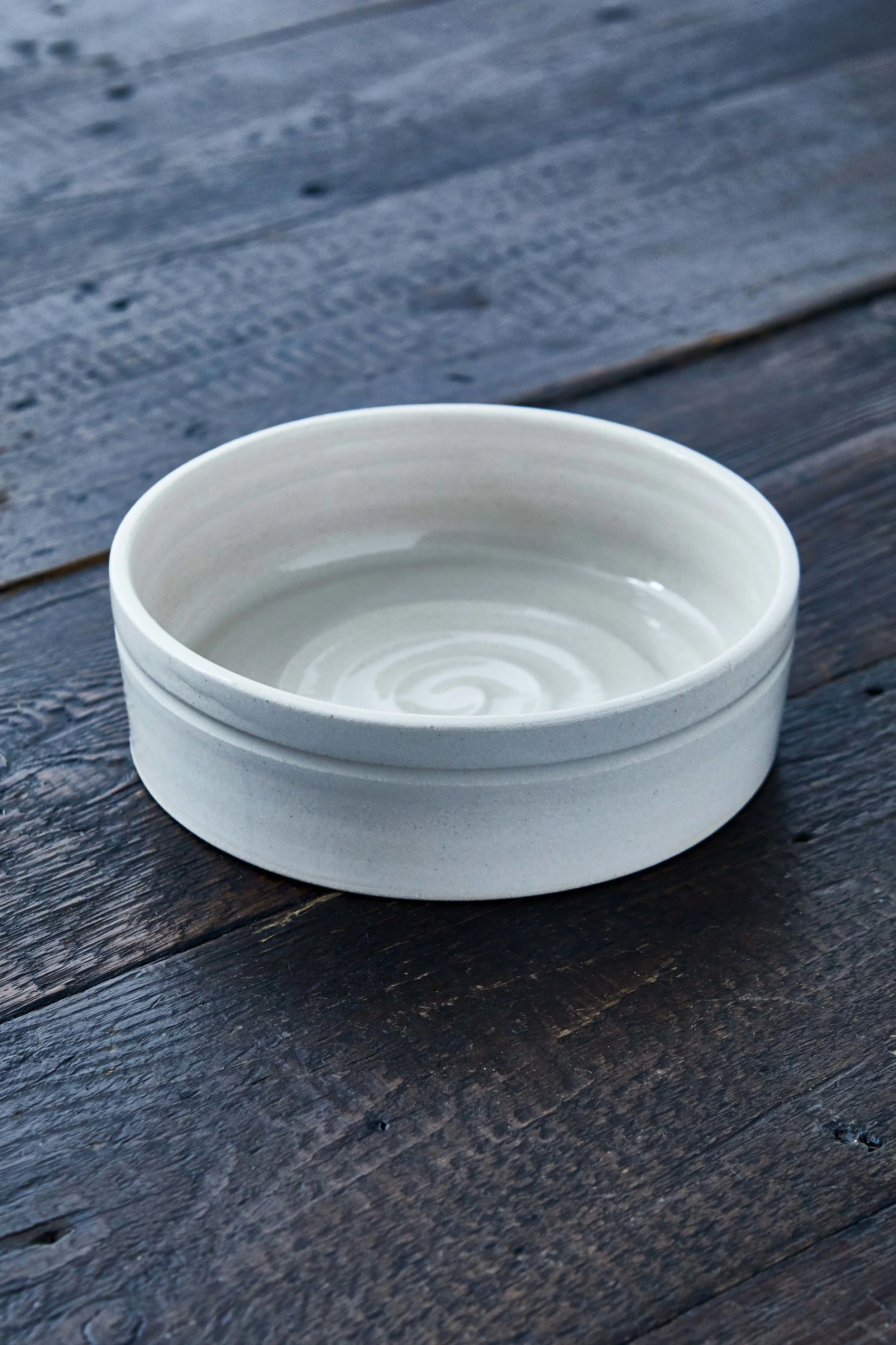 Desk tidy stoneware pot