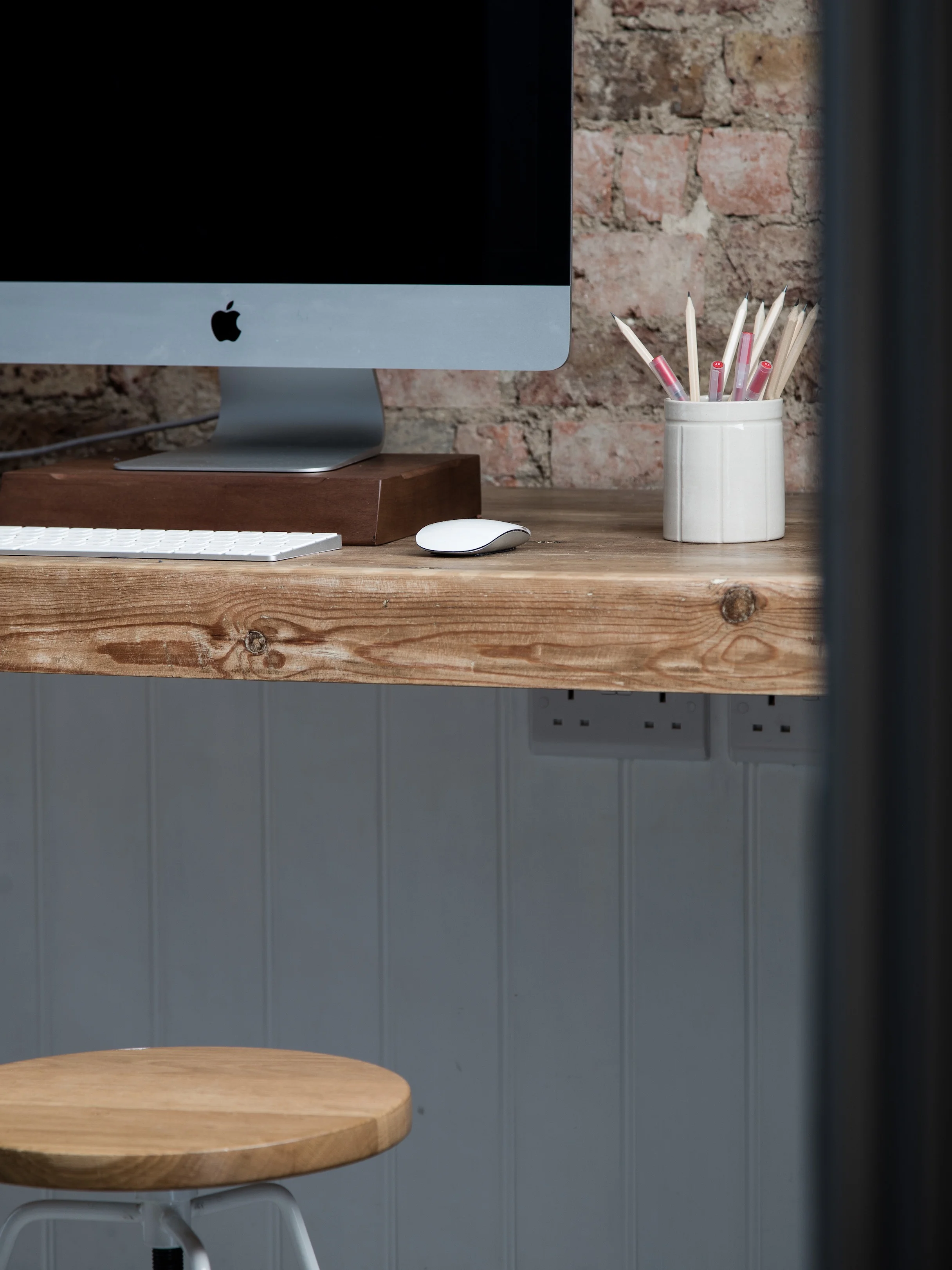 Mac plinth for office desk