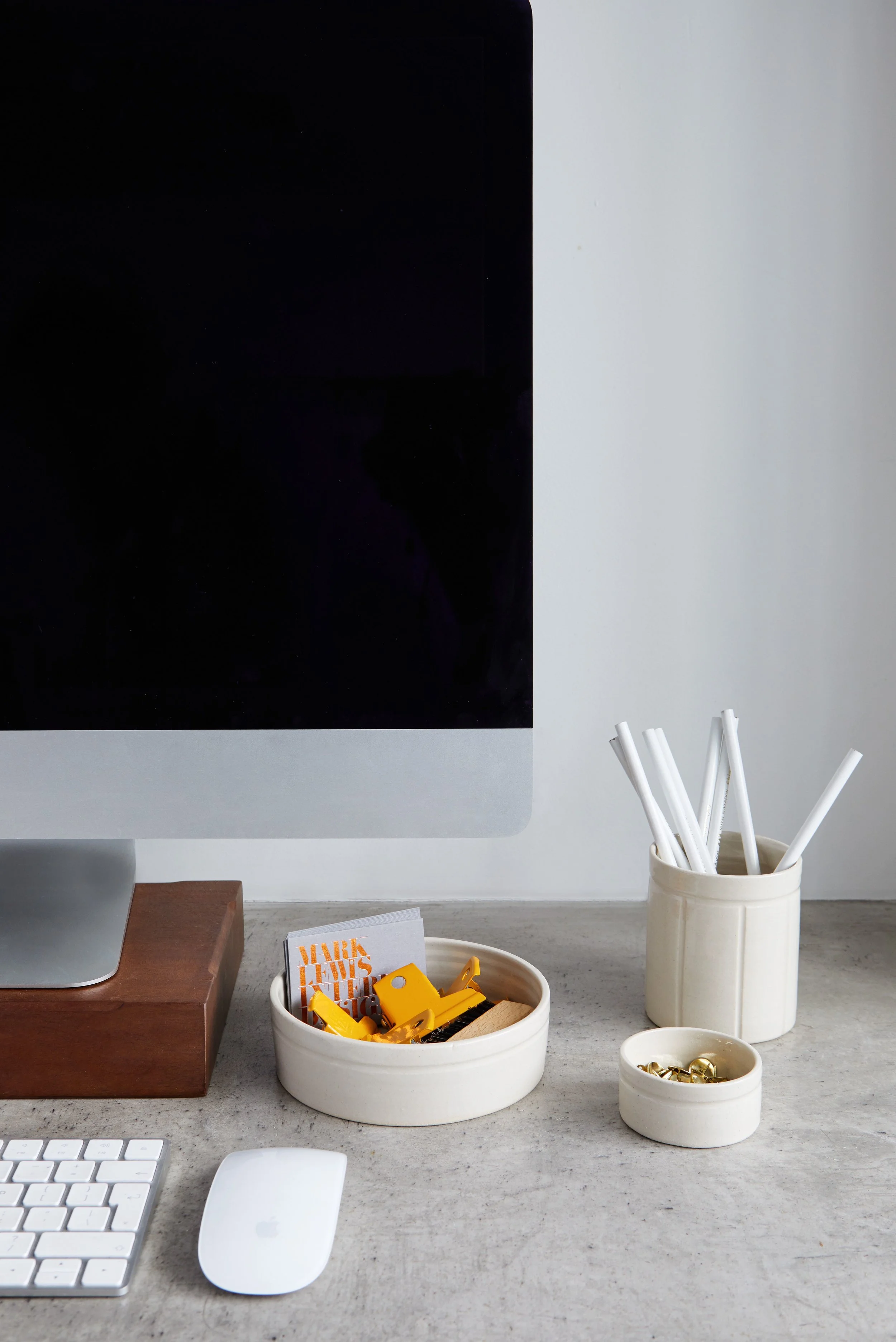 Ceramic designer pen pot