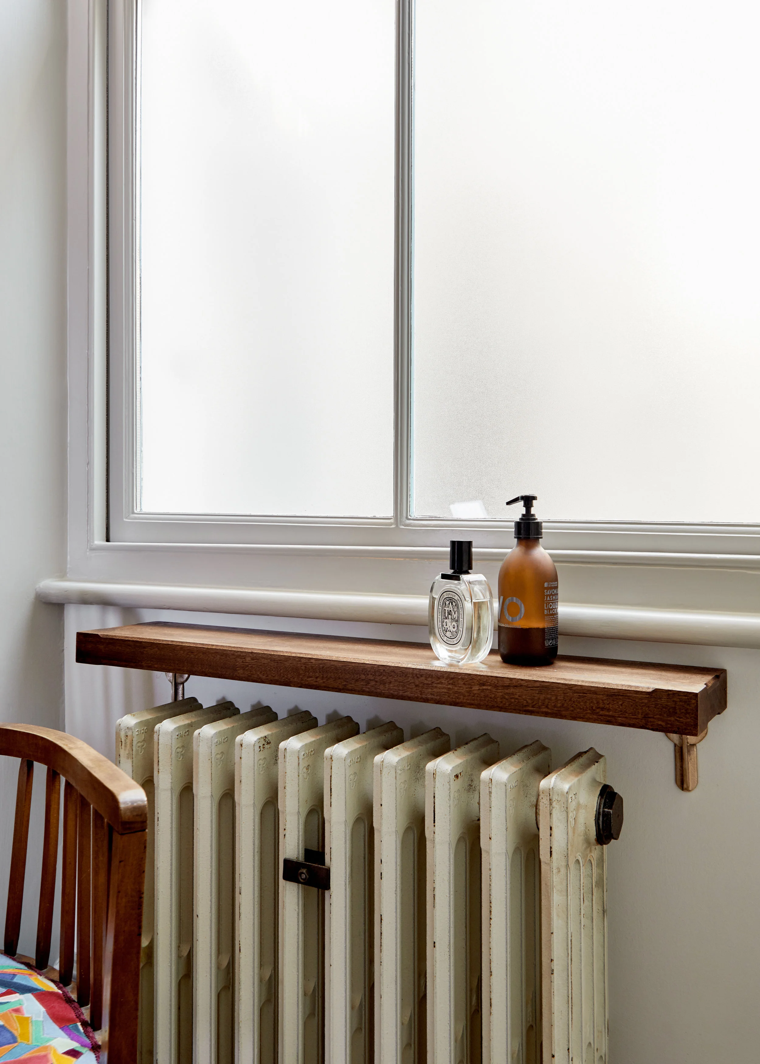 wooden shelf over radiator (Copy)