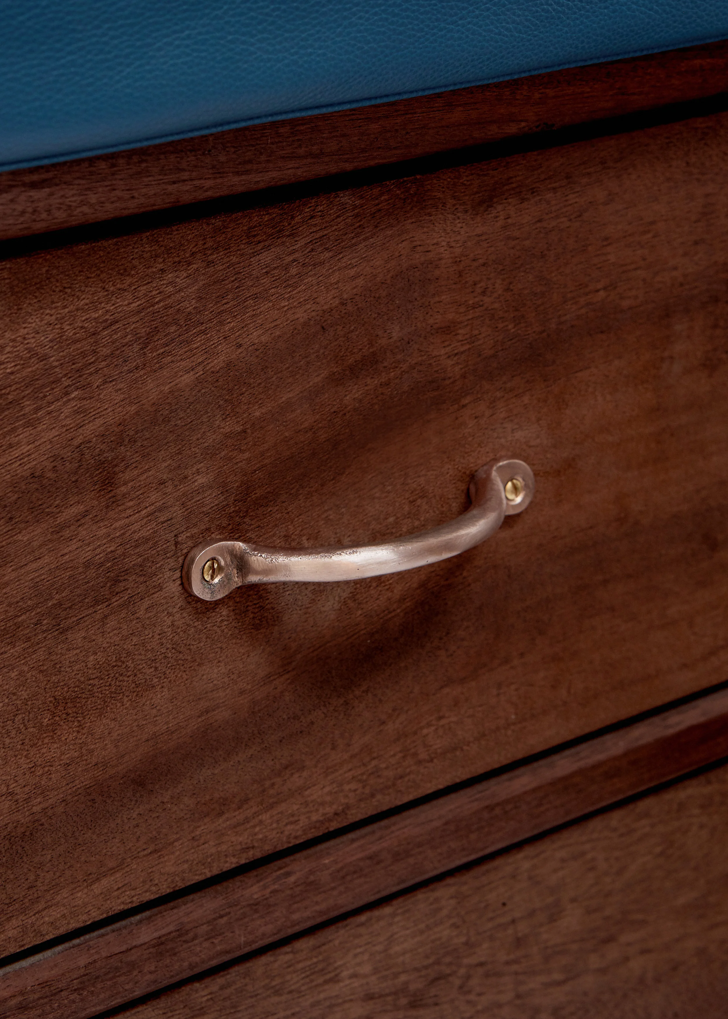 small copper drawer handle
