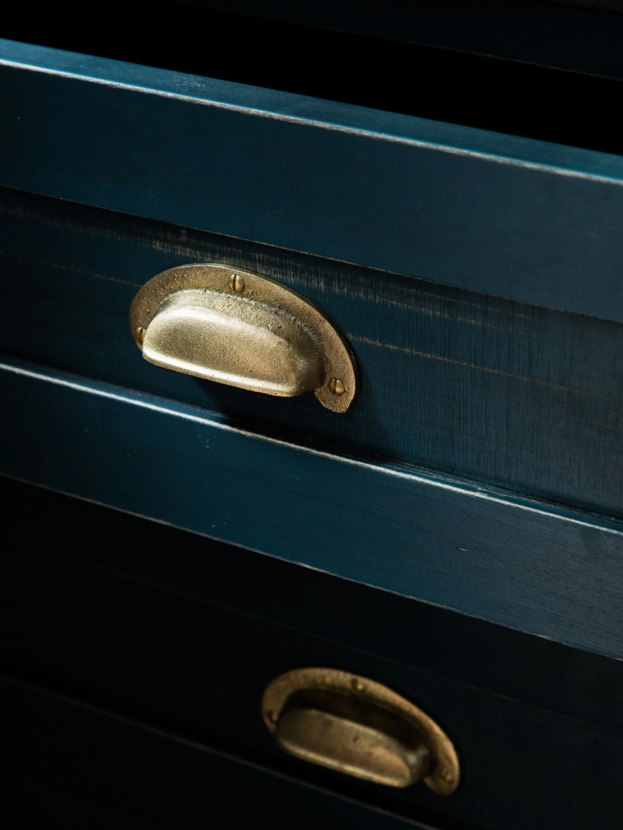 Solid brass drawer handles