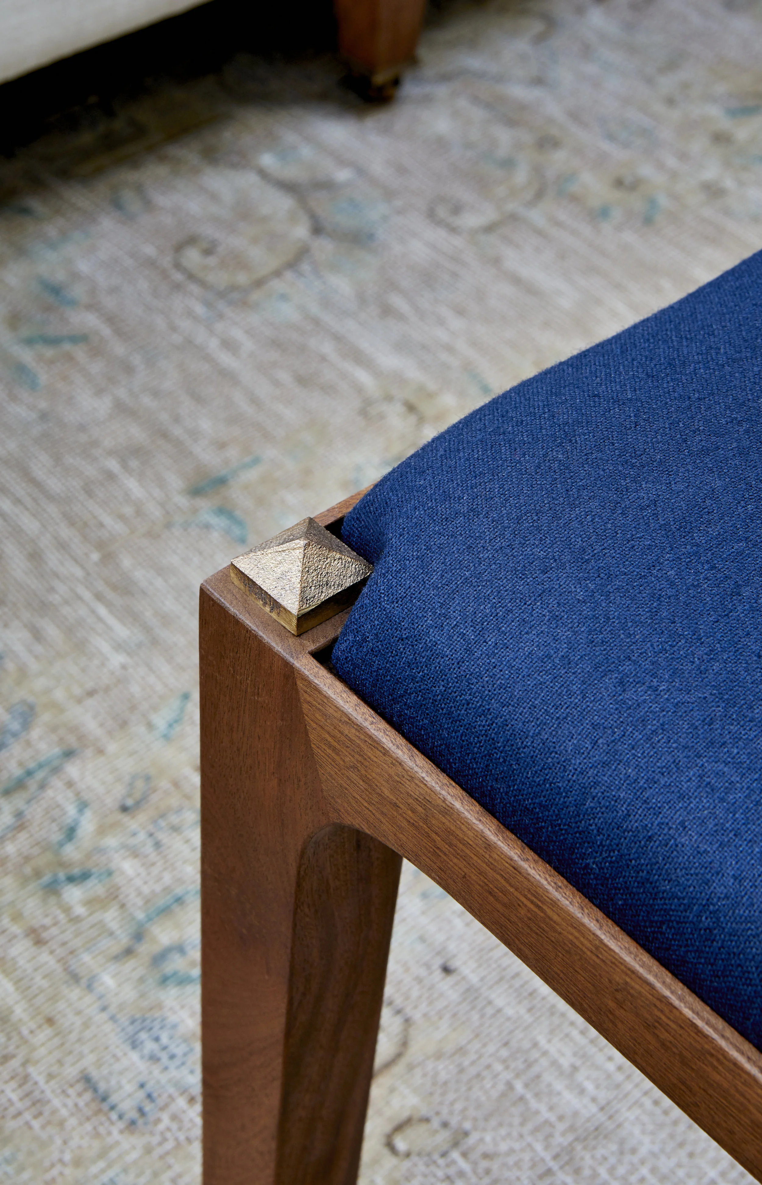 Decorative stud detail on furniture
