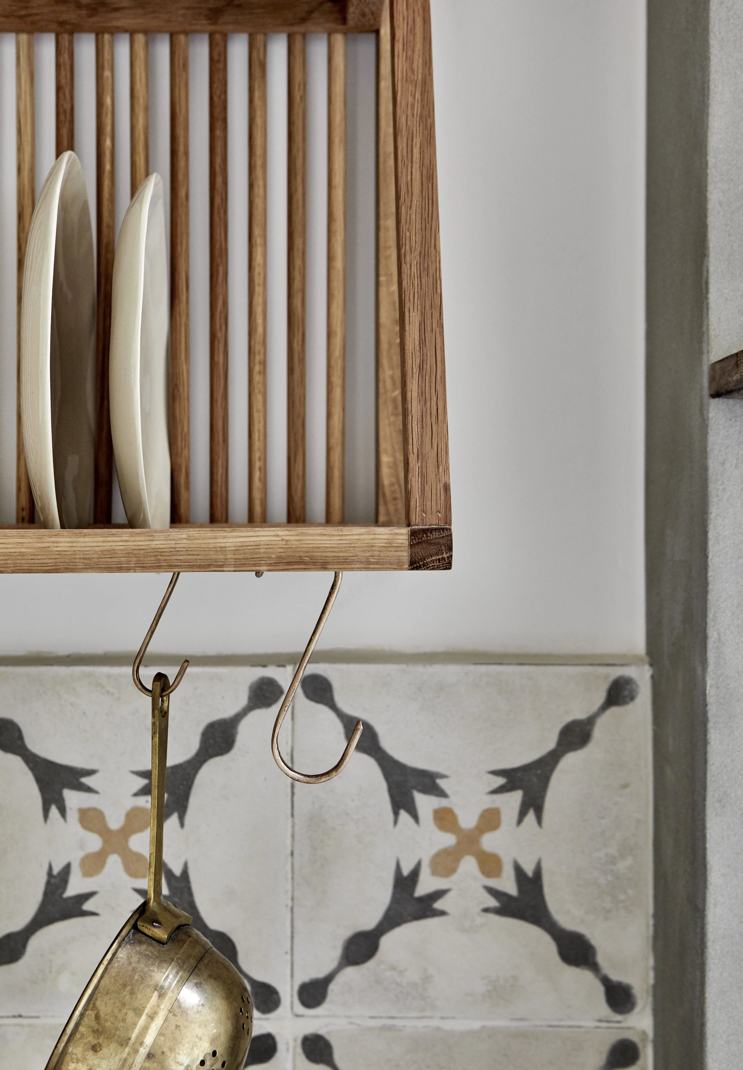 bronze s hook for draining rack storage