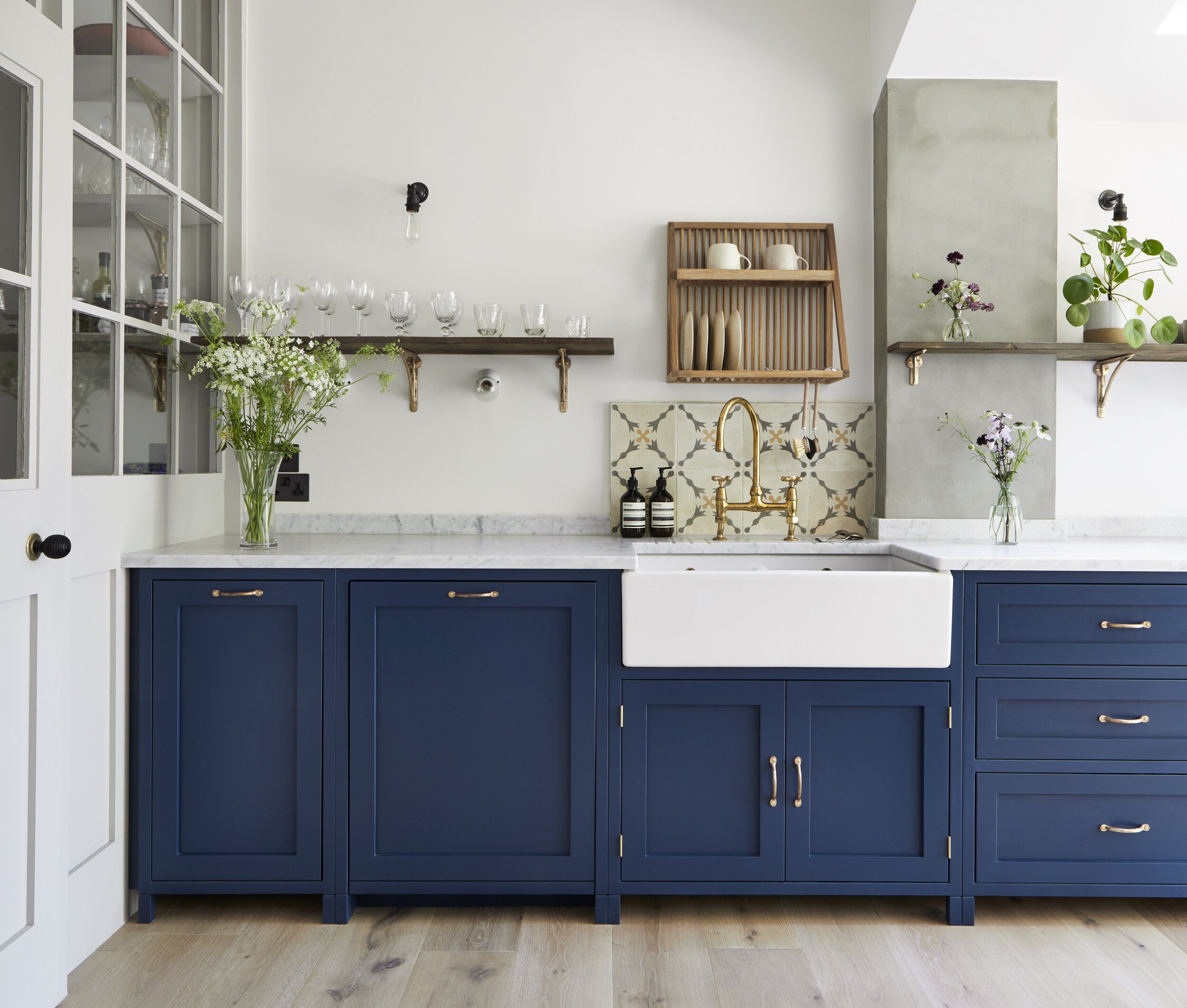 copper kitchen unit handles