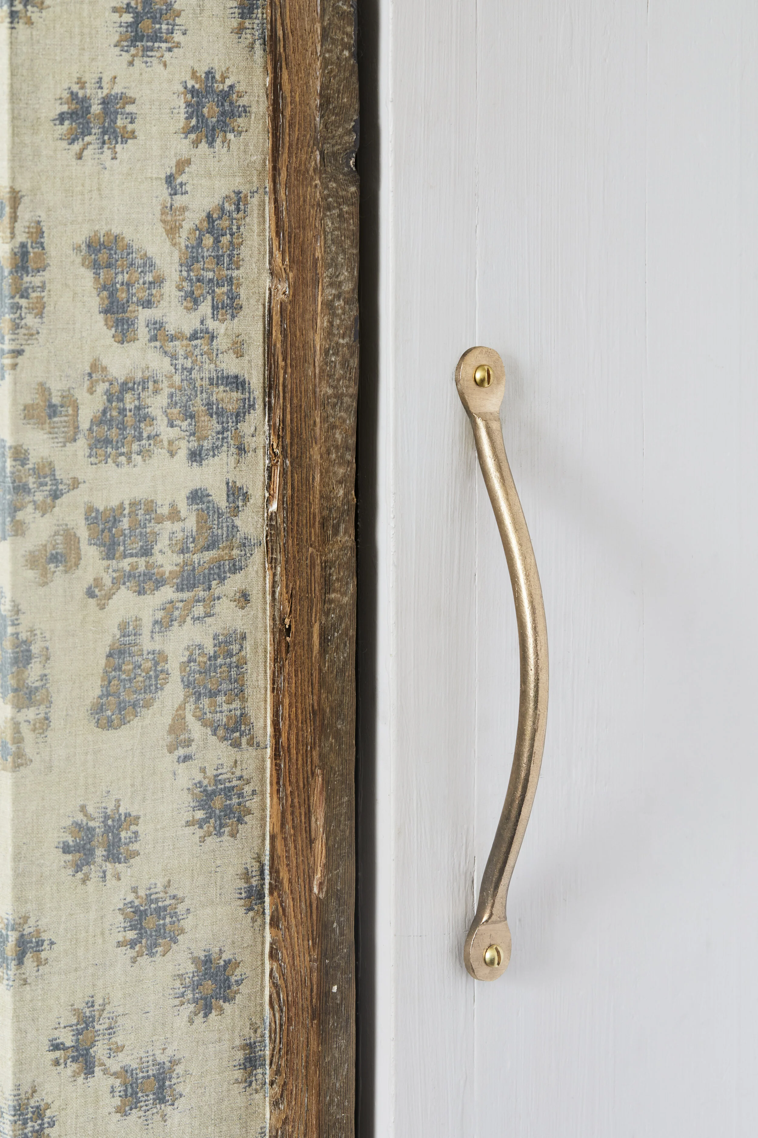 Large metal cupboard handle
