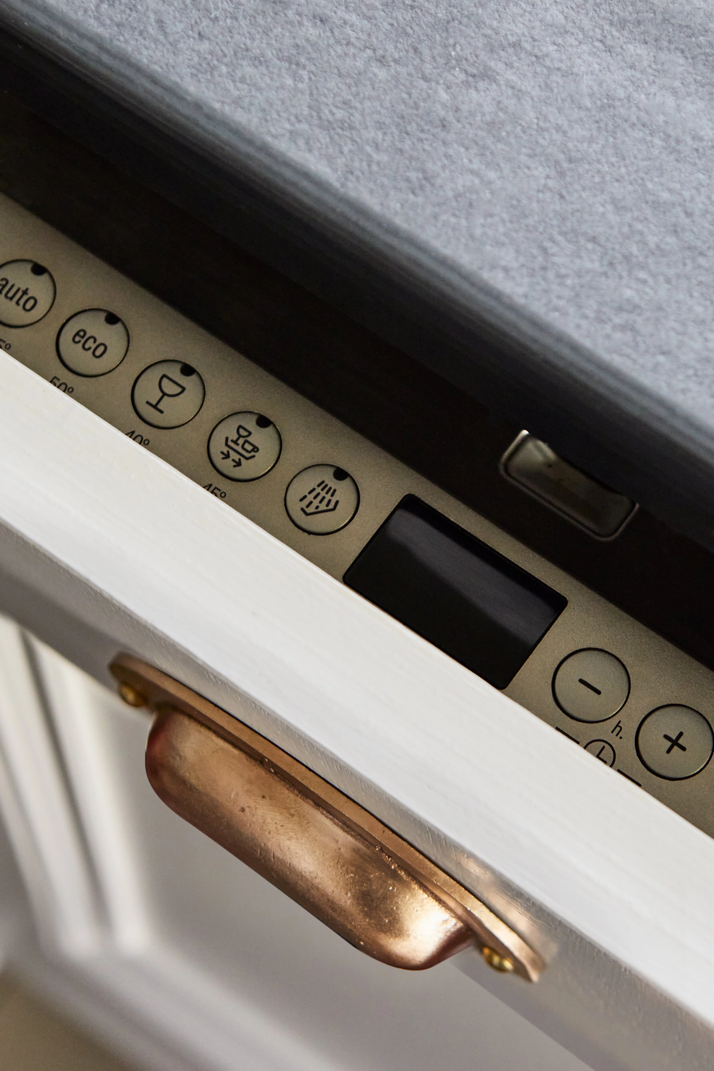 bronze dishwasher handle
