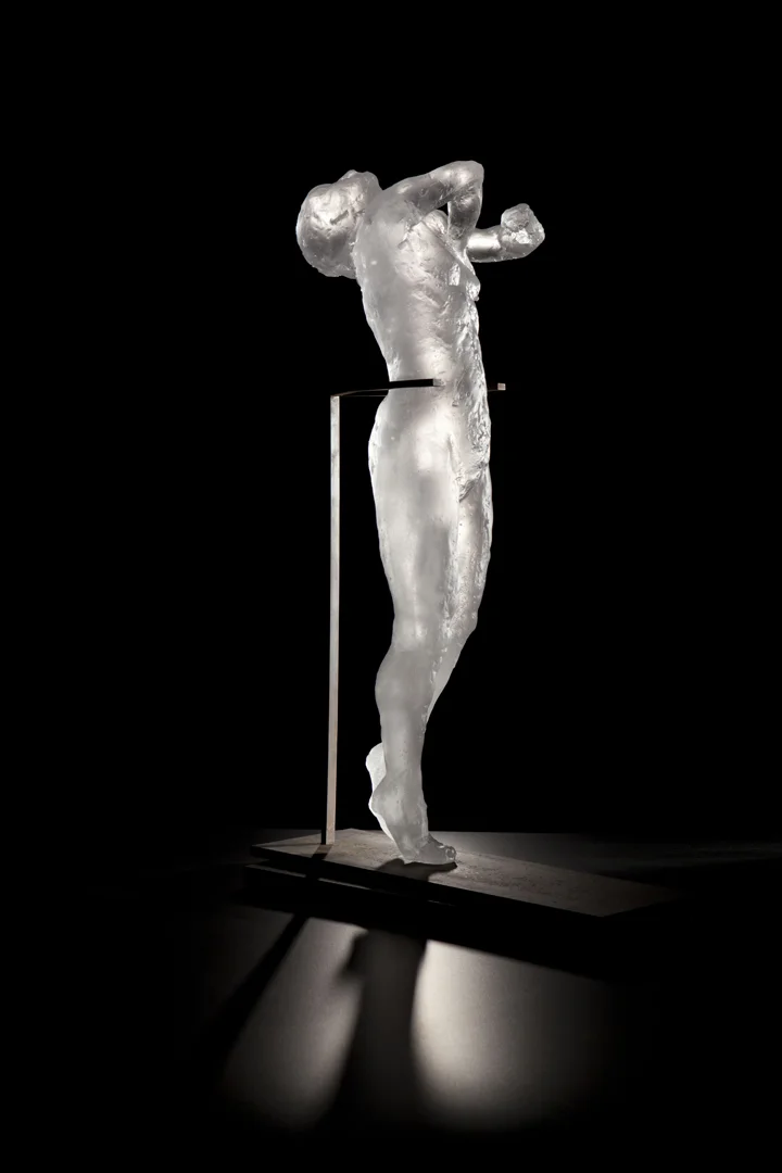 Untitled (Arching Woman) , 2011 Medium: Glass Dimensions: 24.5 x 9 x 11 inches Edition of 10 Arabic Numbers and 2 Artist Proof