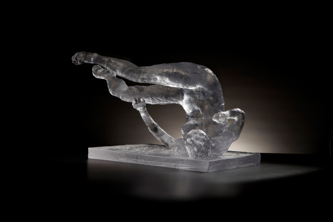 Untitled (Tumbling Woman) , 2012 Medium: Glass Dimensions: 12 x 18 x 14 inches Edition of 10 Arabic Numbers and 2 Artist Proofs
