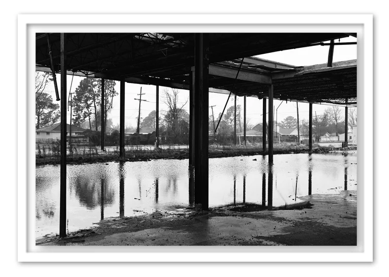 St. Bernard Parish , 2010 Medium: Digital Pigment Print on Ilford Galerie Smooth Pearl Paper mounted to board Dimensions: 30 x 45.24 inches Edition of 24 Arabic Numbers and 2 Artist Proofs © Robin Rhode 2010