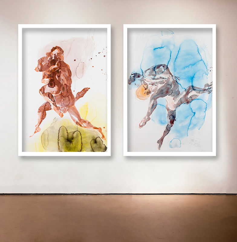 Dancer Suite , 2013 Medium: Two Pigment Prints on Somerset Paper Dimensions: 40 x 27" each Edition of 25 Arabic Numbers, 10 Roman Numerals and 4 Artist Proofs Pencil signed