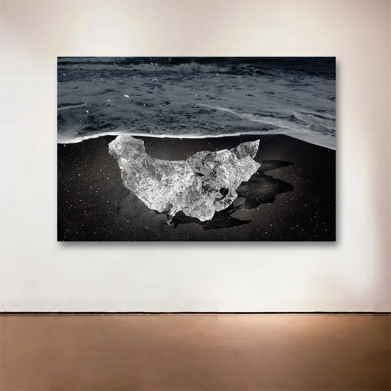 Ice Diamond No. 1, Iceland, 2007 - 2015 Medium: Sublimation on Aluminum Dimensions: 32 x 28" Edition of 9 + 2 Artist Proofs
