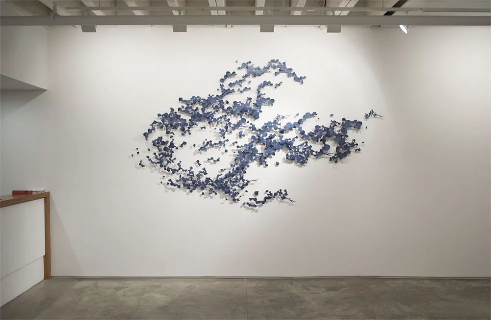 Cloud (Genie) oil on aluminum 94 x 51 x 3 inches edition of 2 2013