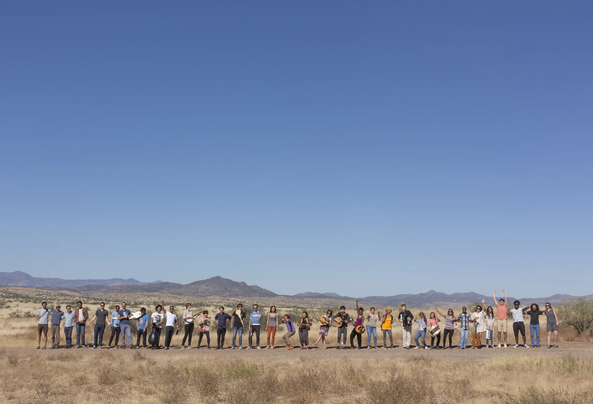   OneBeat &nbsp;brings musicians from around the world for a residency and tour program in the U.S. It is an initiative of the U.S Department of State's Bureau of Educational and Cultural Affairs and is produced by  Bang on a Can 's  Found Sound Nati