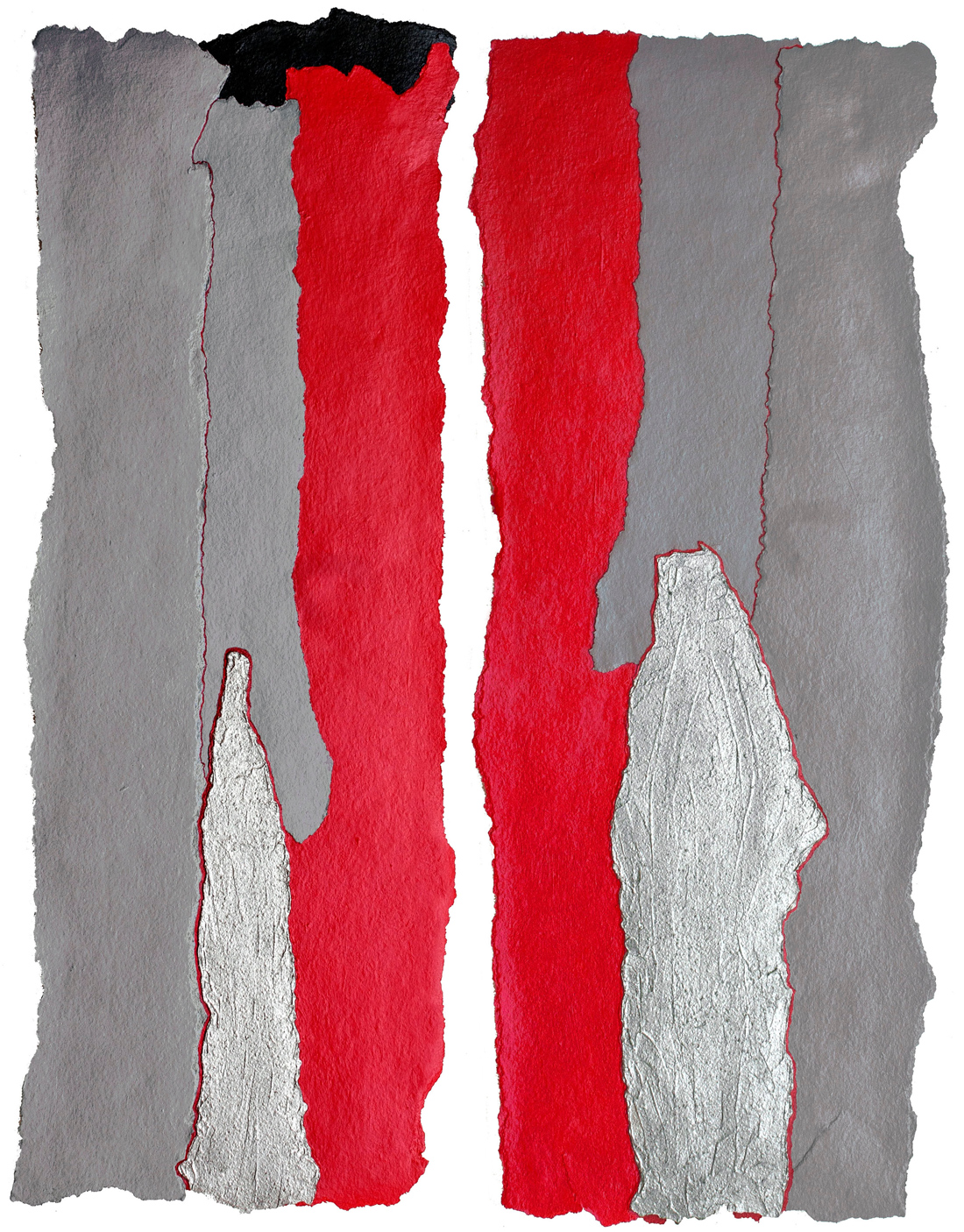 Red & Grey Diptych