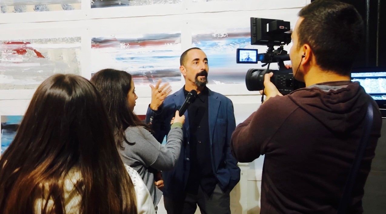 Jeff Iorillo at the opening