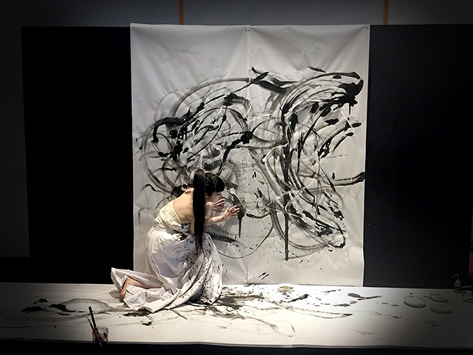 Butoh Dance and Live Painting