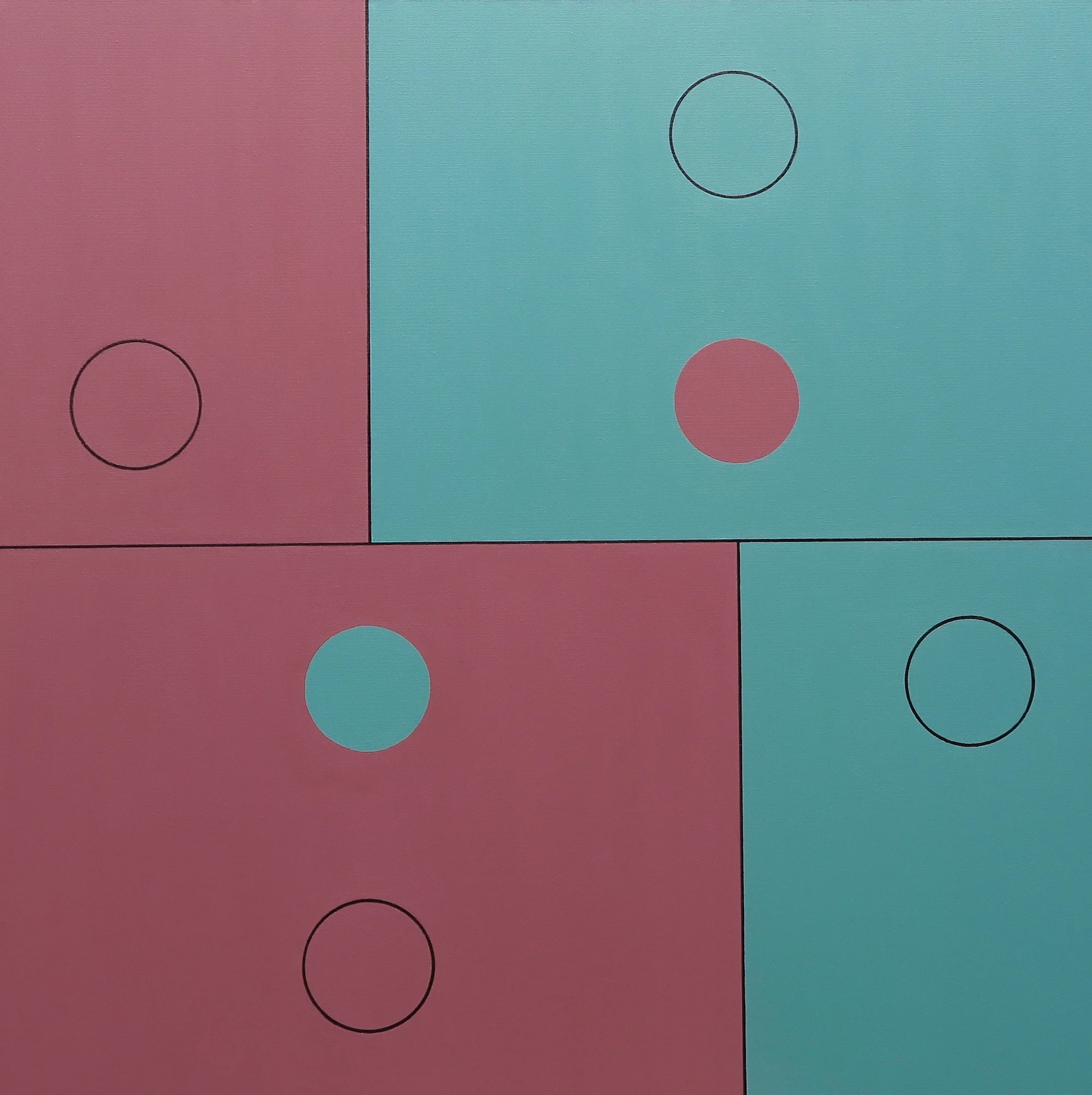 MarVista #94 (2019) acrylic on canvas, 36 x 36 in