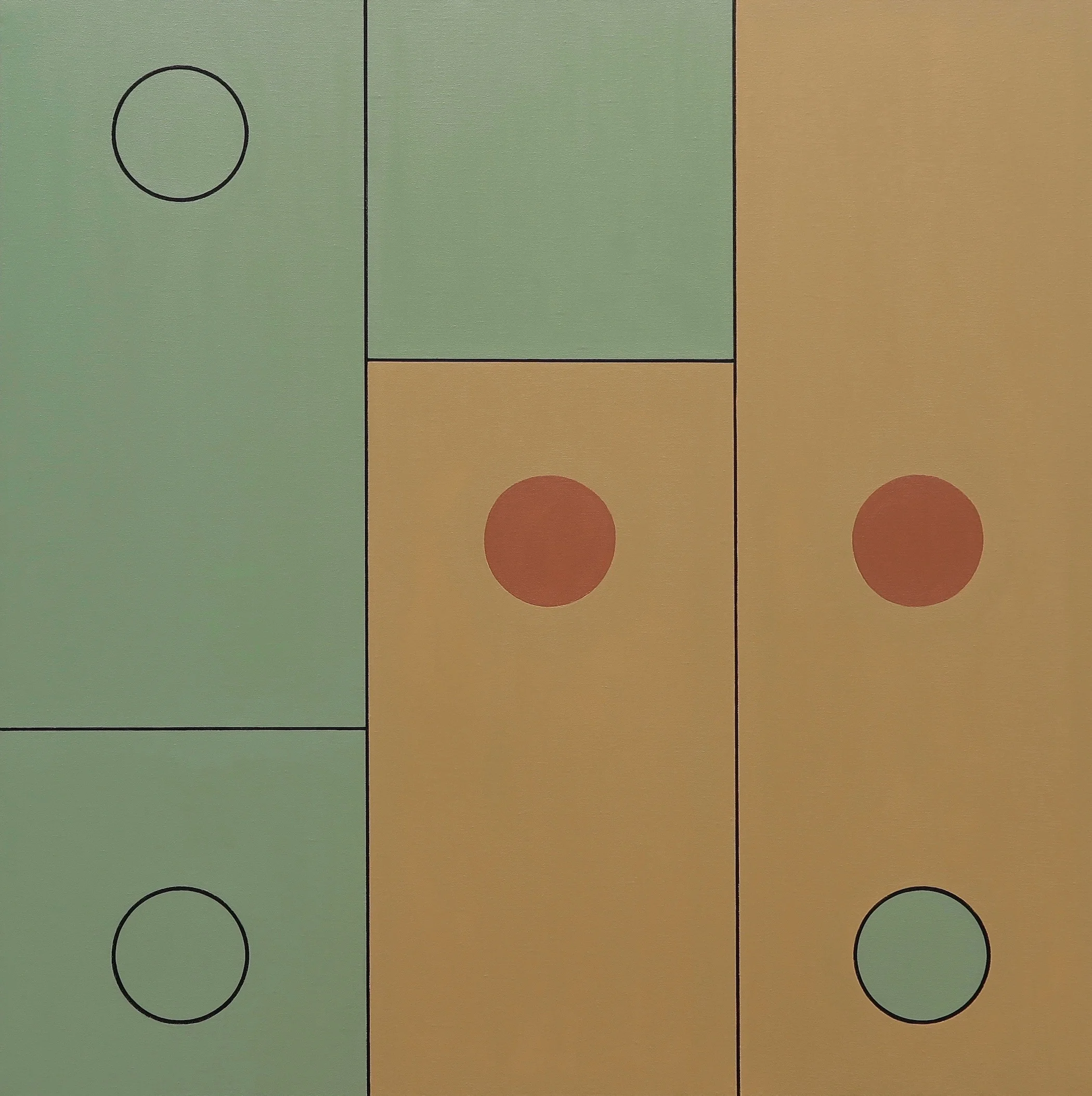 MarVista #93 (2019) acrylic on canvas, 36 x 36 in