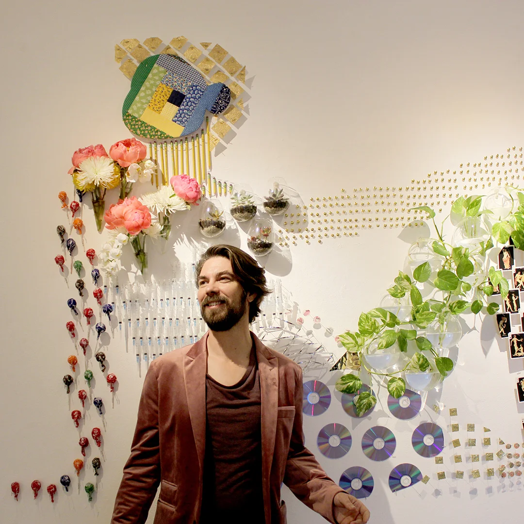 Artist K Ryan Henisey & Xochipilli installation