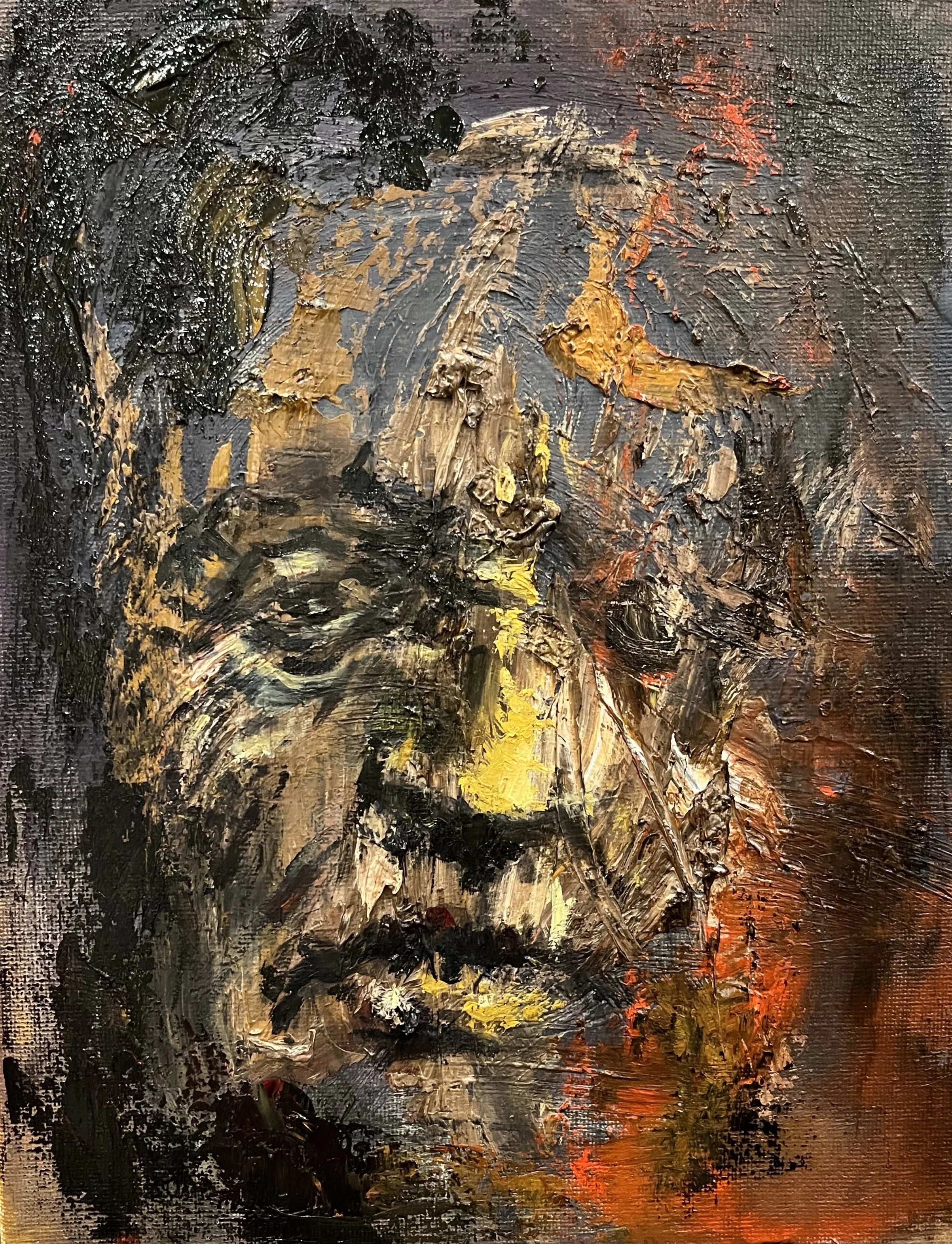 Gorcey, Hannibal oil on canvas 9X6 inches.jpg