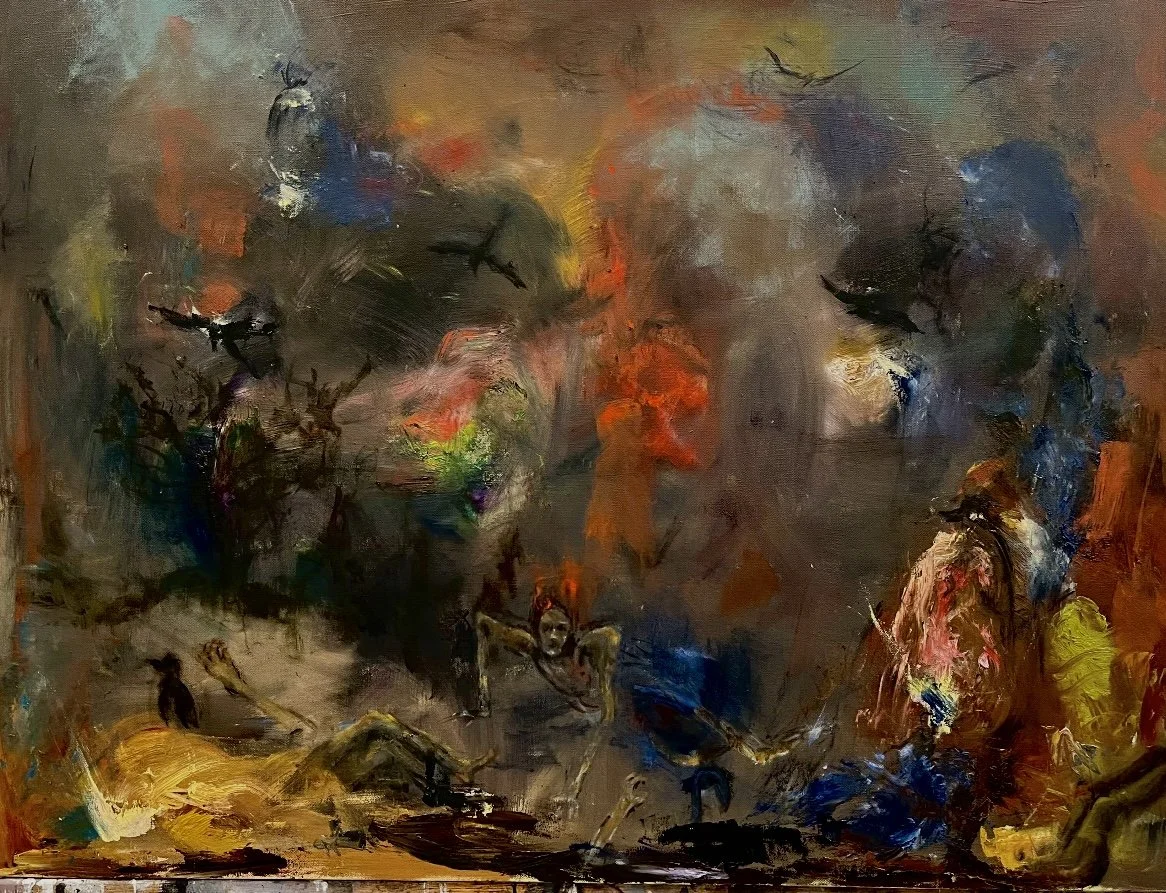 Gorcey, Apocalypto, Oil on Canvas, 30X40 inches.jpg