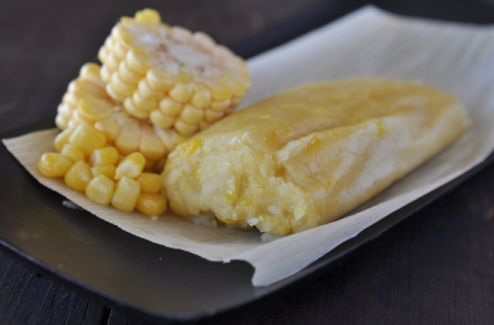 SWEET CORN (Vegan)- Fresh corn mixed right into the masa and sweetened with sugar. Delightfully sweet! Perfect for dessert or serve instead of cornbread and pair with warm enchilada soup or pulled pork!