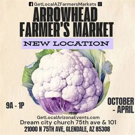 Arrowhead Farmers Market 9am-1pm