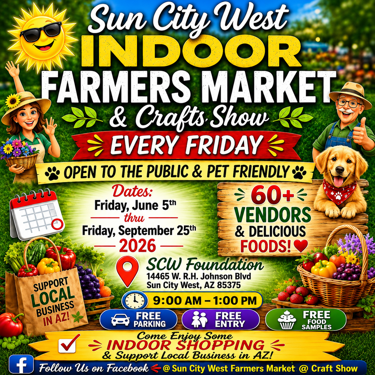 Sun City West Farmers Market 9am-1pm