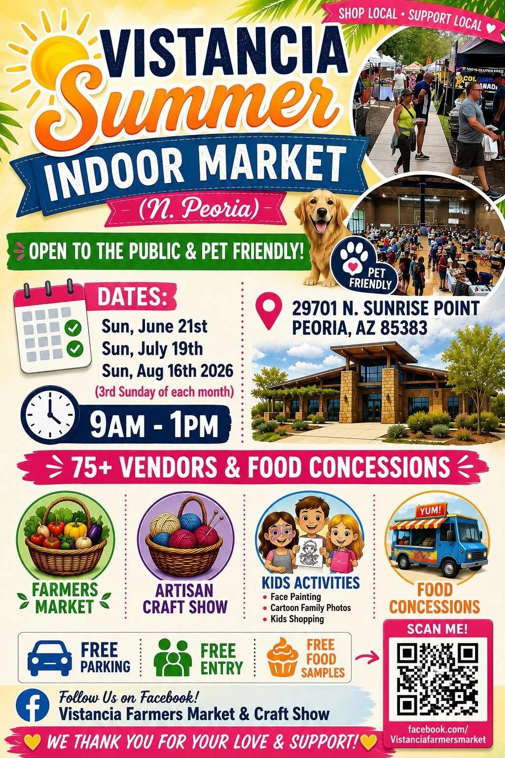 Vistacia Farmers Market (North Peoria) 9am-1pm