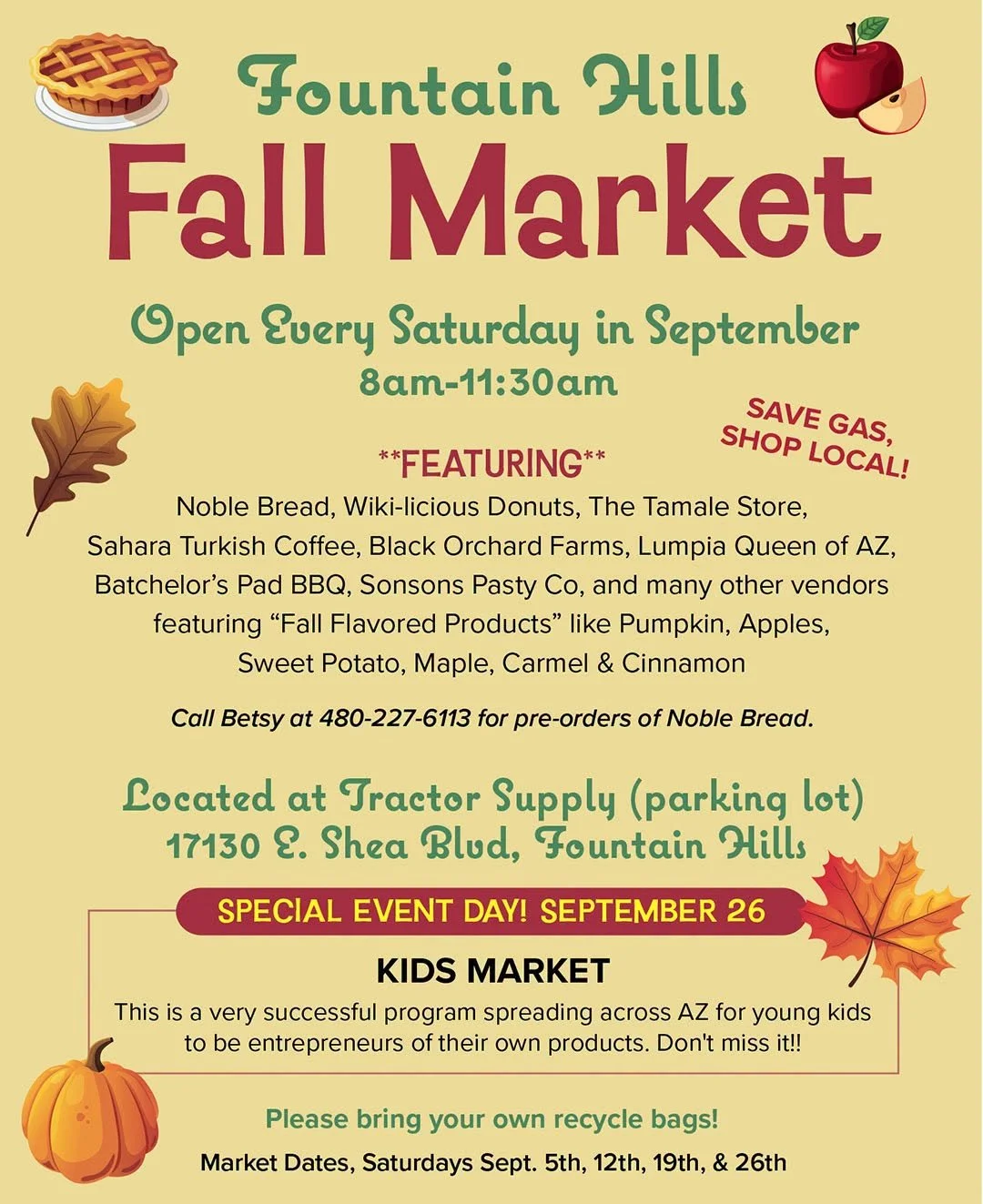 Fountain Hills Fall Market 