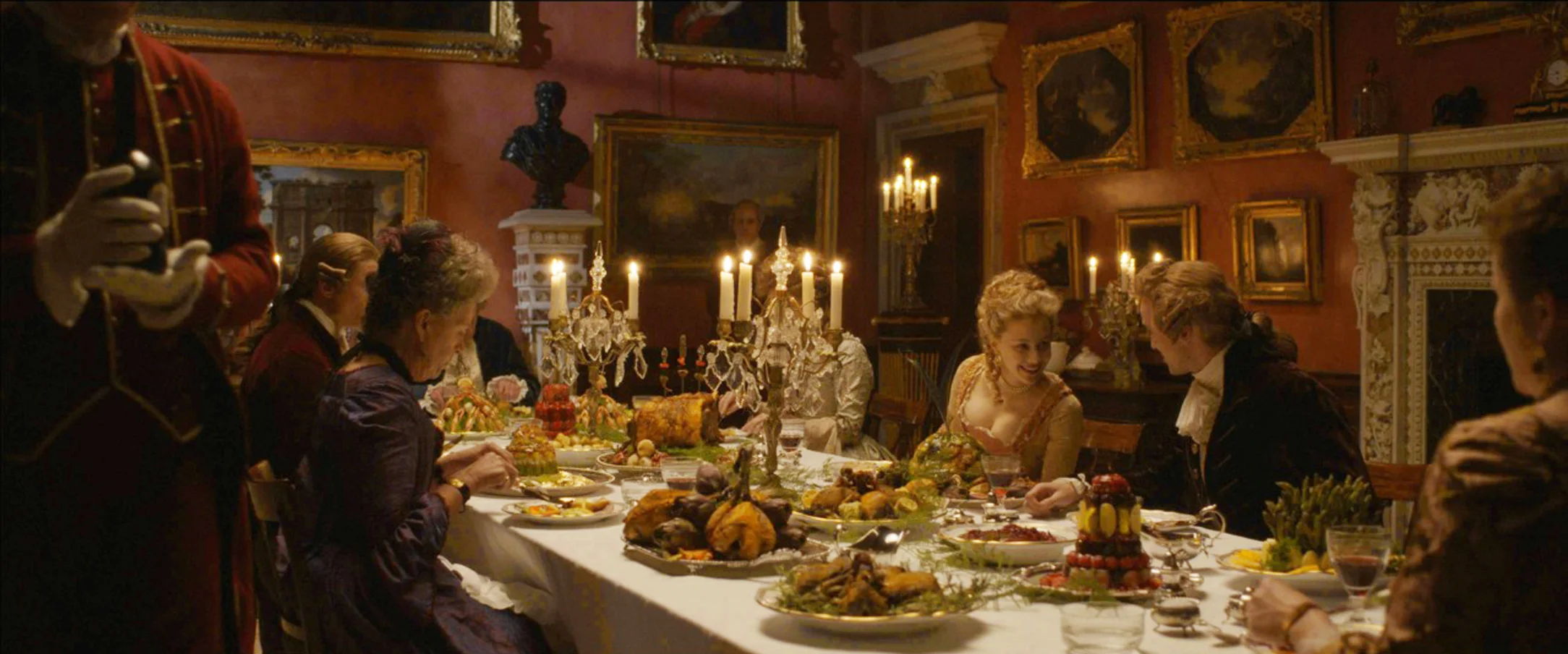 Dressed location for the dining room at Kenwood House.